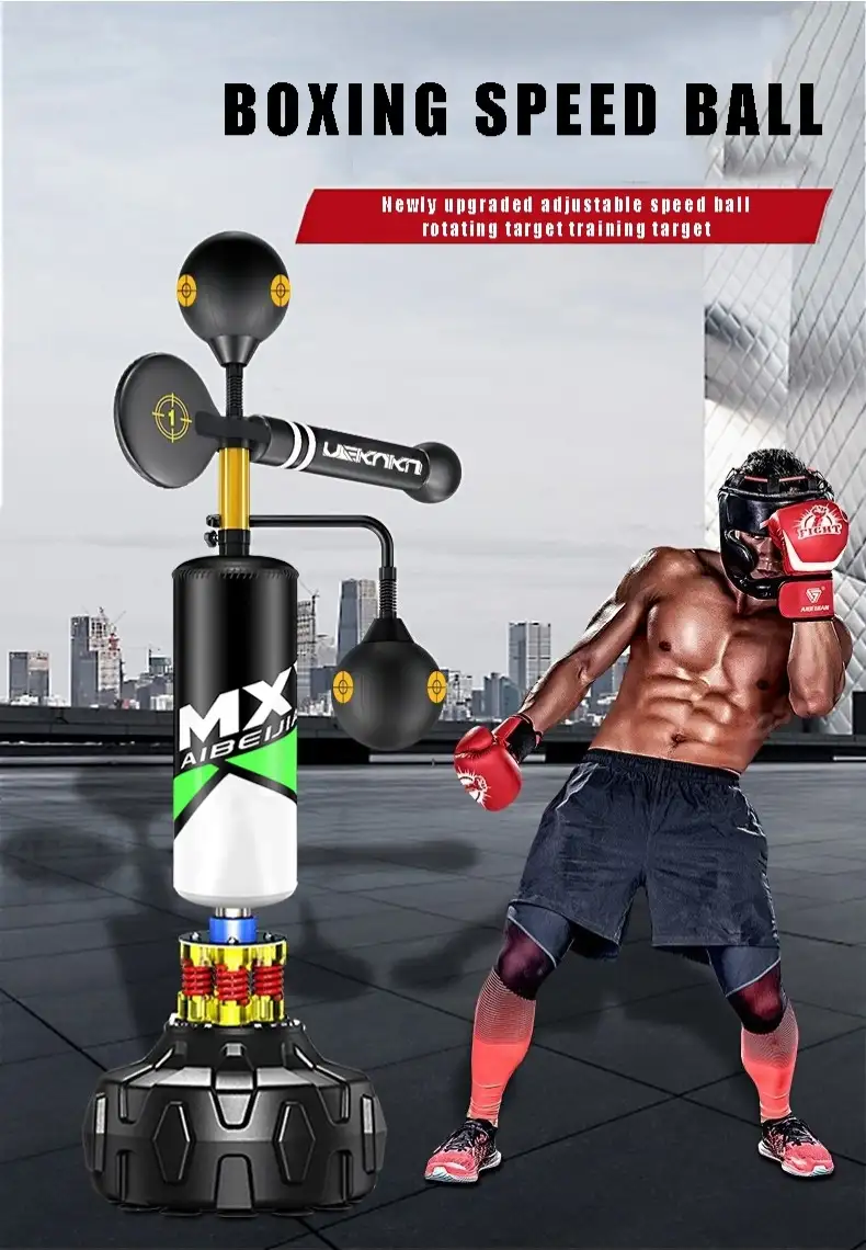 Freestanding Rotating Speed Ball