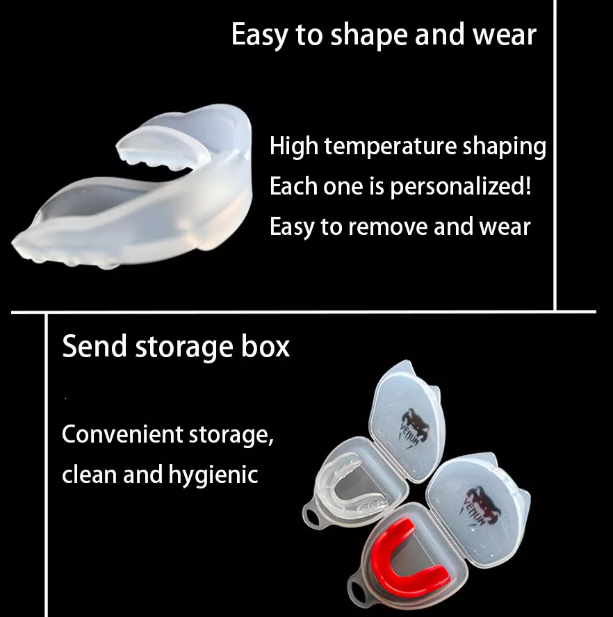 Junior mouthguard color and size options for different age groups